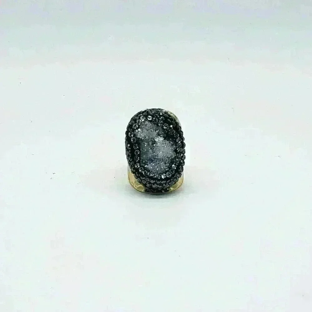 Crystal Boho Adjustable Ring